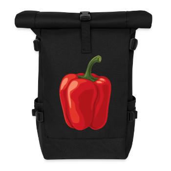 Paprika - Roll Top Backpack - black - Front