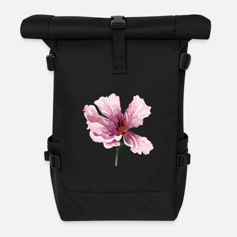 blume - Rolltop Rucksack - Schwarz