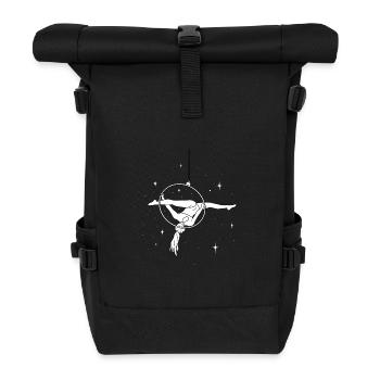 Cerceau aérien Split Ciel étoilé - Sac à dos roll top - noir - Devant