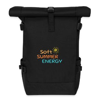 Soft Summer Energy Shirt – Aesthetic Vibes - Sac à dos roll top - noir - Devant