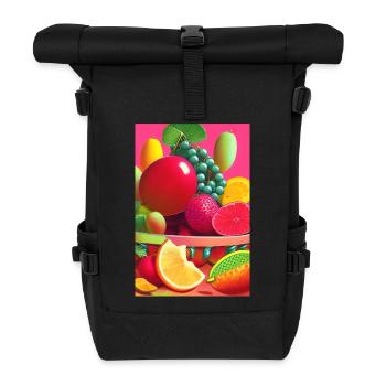 Fruit - Roll Top Backpack - black - Front