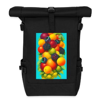 Fruit - Roll Top Backpack - black - Front