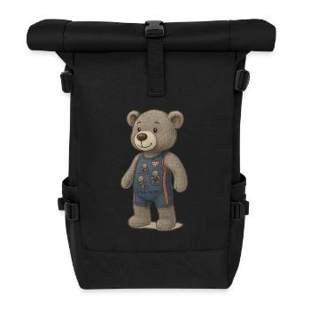 Lord Petzi Triathlet - Rolltop Rucksack - Schwarz - Vorne