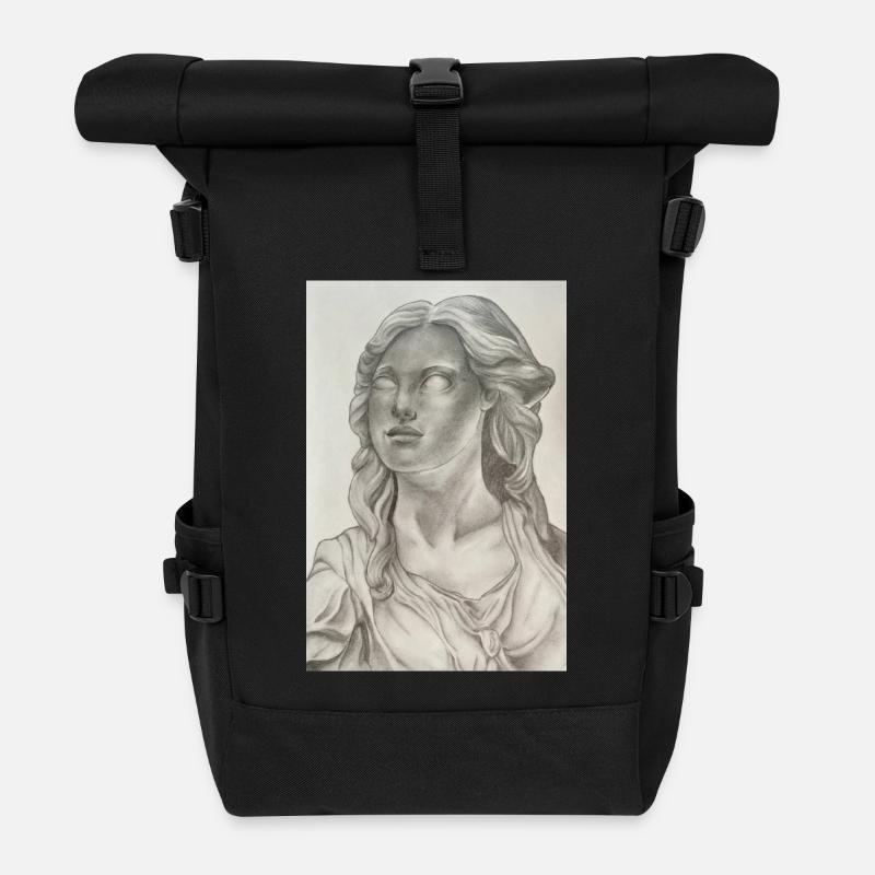 Woman ruling Rome  - Rolltop Rucksack - Schwarz