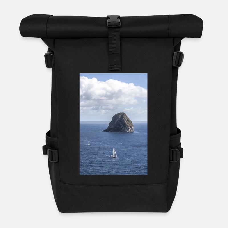 Liberté - Sac à dos roll top - noir