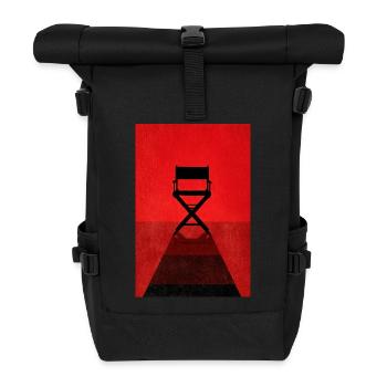 Red Spotlight Director Chair - Roll Top Backpack - black - Front