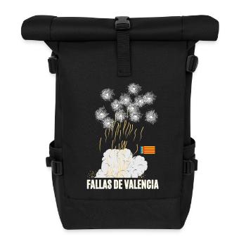 Feux d’artifice de Fallas de Valencia - Sac à dos roll top - noir - Devant