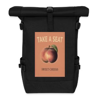 Sweet Cheeks Peach – Ambiances d’été - Sac à dos roll top - noir - Devant