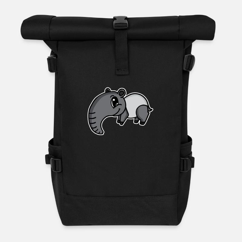 tapire tapire - Rolltop Rucksack - Schwarz