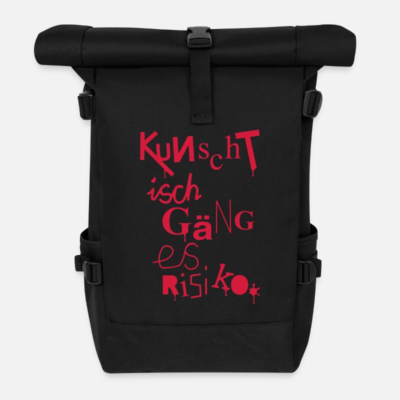 Kunscht - Roll Top Backpack - black