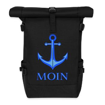 Moin avec Anker - Sac à dos roll top - noir - Devant