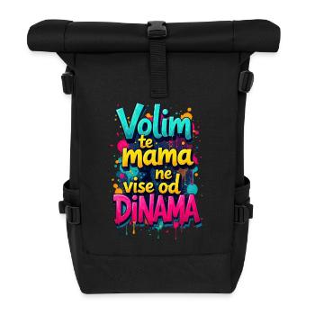 Dinamo zagreb purgeri kroatien bad blue jungs BBB - Rolltop Rucksack - Schwarz - Vorne