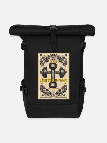 Gym Gentleman - Rolltop Rucksack - Schwarz