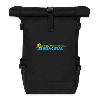 Meine Region Eisenbachtal - Rolltop Rucksack - Schwarz - Vorne
