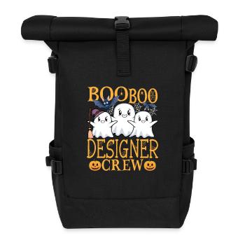 Designer uu Funny Designer - Roll Top Backpack - black - Front