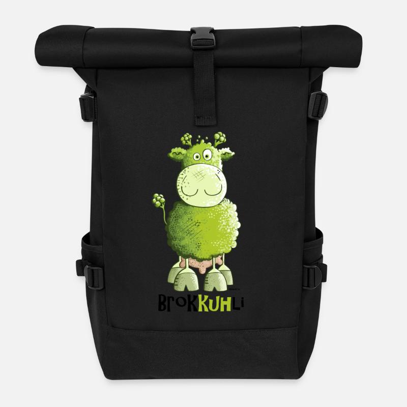 Brokkuhli - Rolltop Rucksack - Schwarz