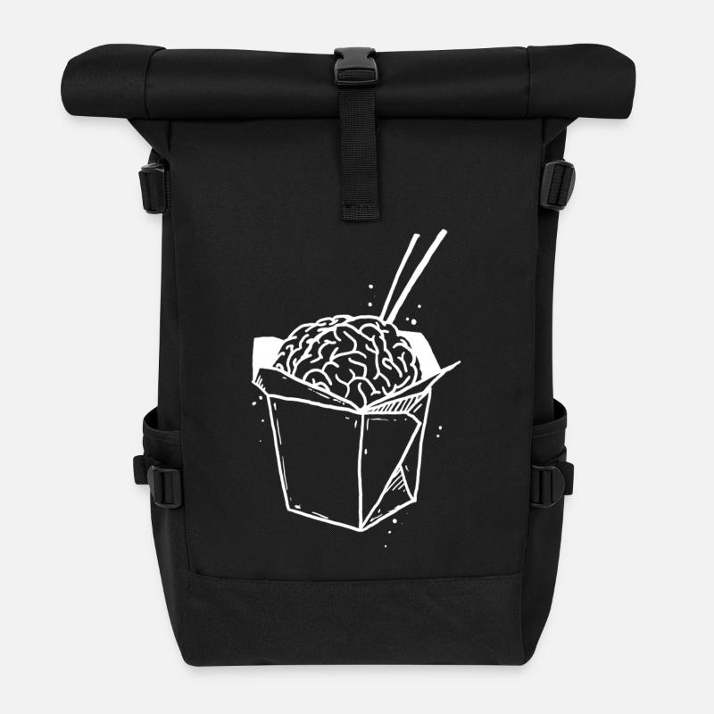 Brainfood1 Invert - Rolltop Rucksack - Schwarz