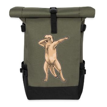 Danse hip hop suricate - Sac à dos roll top - olive/noir - Devant