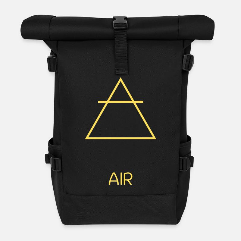 Air Element - Roll Top Backpack - black