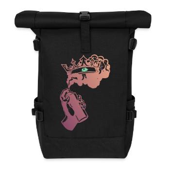 Royal Vape Mist - Roll Top Backpack - black - Front
