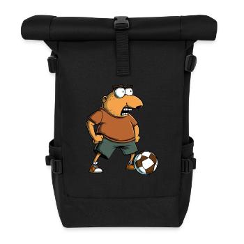 Taupe de football - Sac à dos roll top - noir - Devant