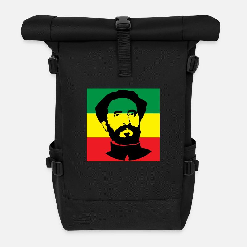 Reggae - Rolltop Rucksack - Schwarz