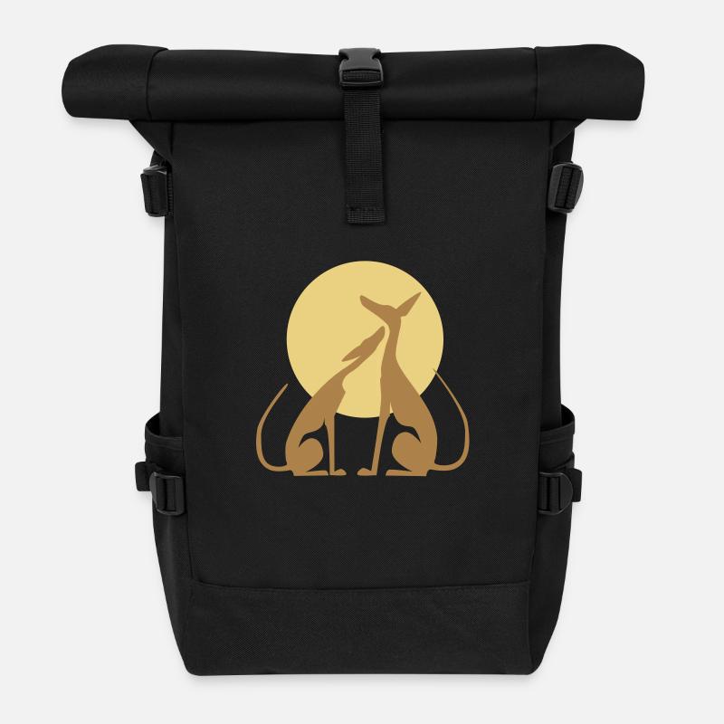 Be mine! - Rolltop Rucksack - Schwarz