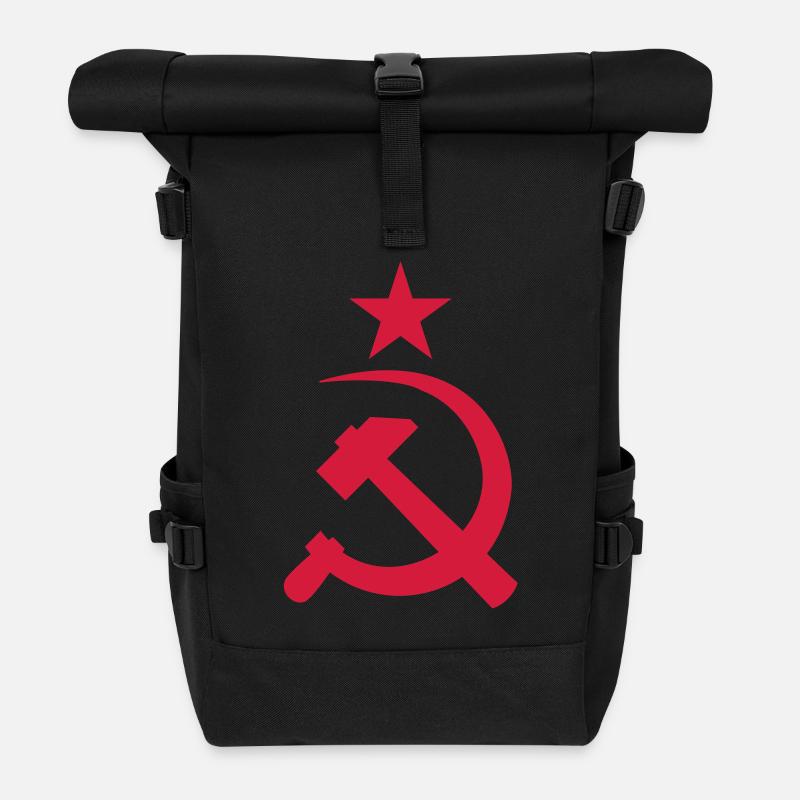 URSS__V002 - Rolltop Rucksack - Schwarz