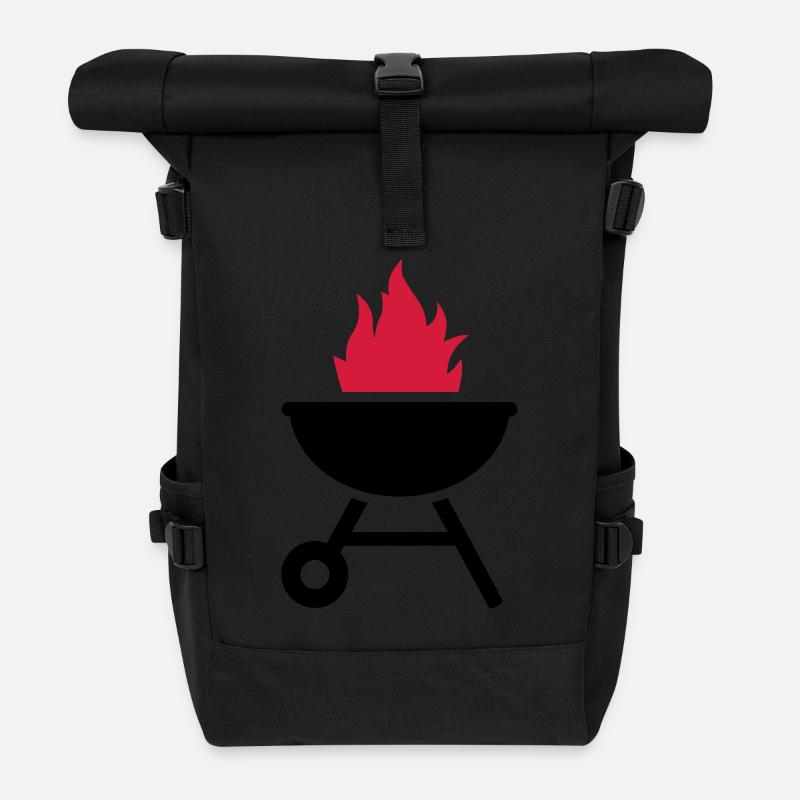 Grill - Rolltop Rucksack - Schwarz