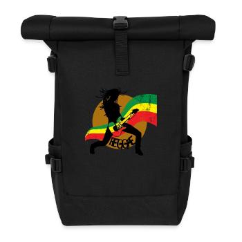 Reggae eu - Roll Top Backpack - black - Front