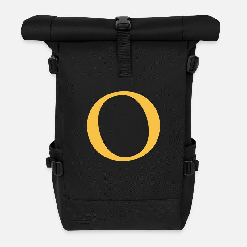 O - Rolltop Rucksack - Schwarz