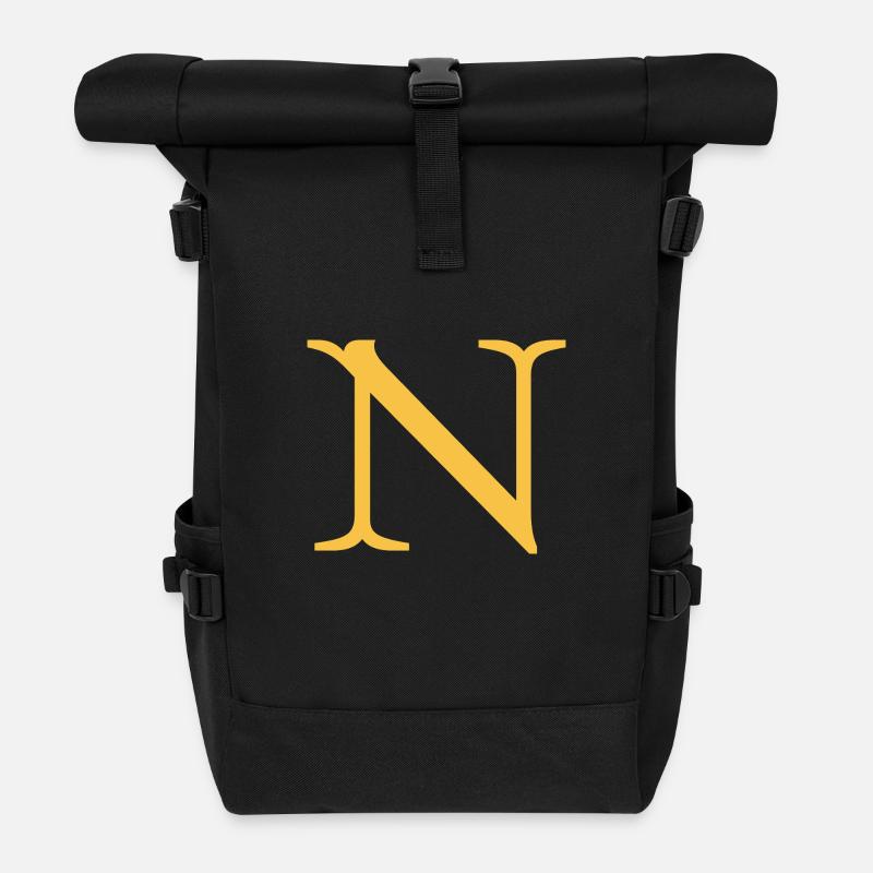 N - Rolltop Rucksack - Schwarz