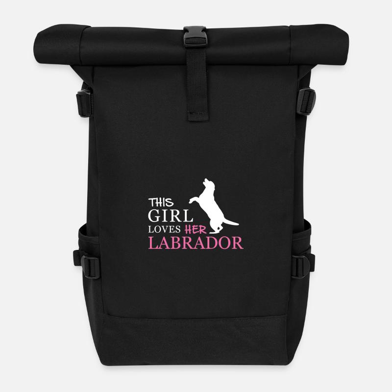 Labrador - Rolltop Rucksack - Schwarz