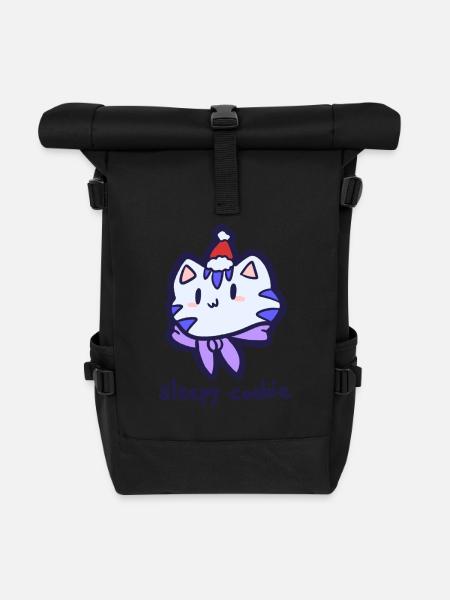 Christmas Takoro - Rolltop Rucksack - Schwarz