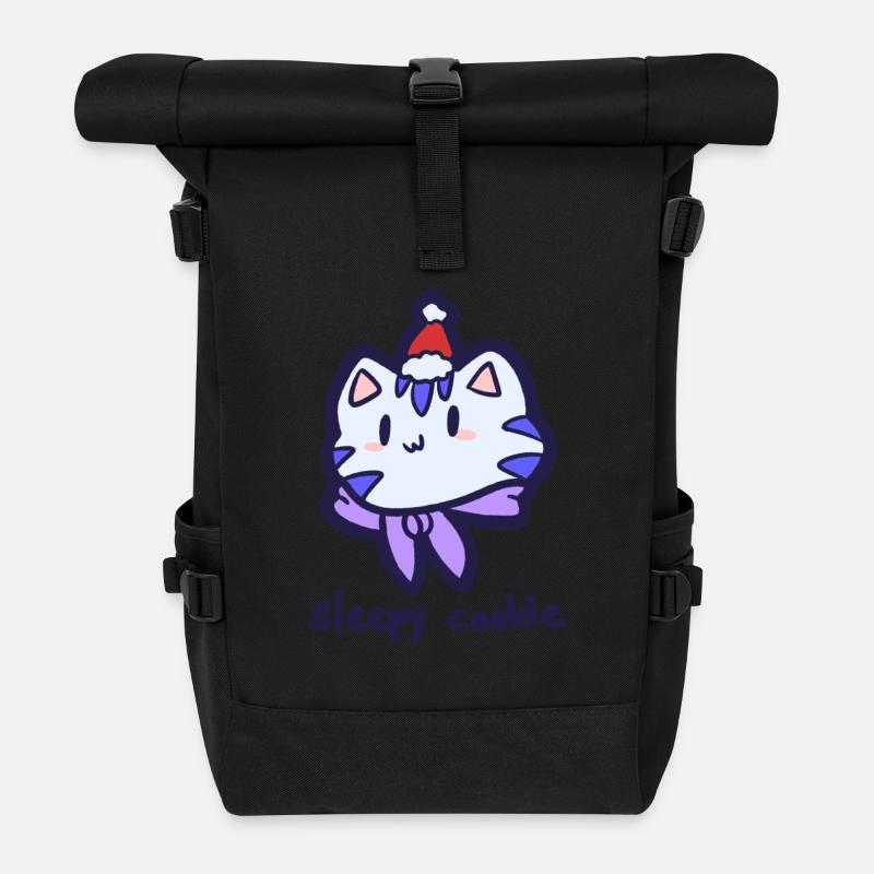 Christmas Takoro - Rolltop Rucksack - Schwarz