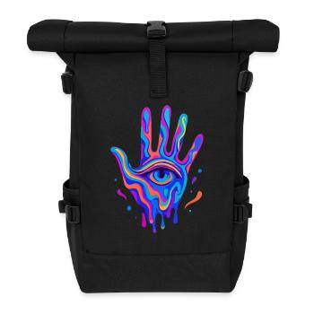 Mysticisme Main - Sac à dos roll top - noir - Devant