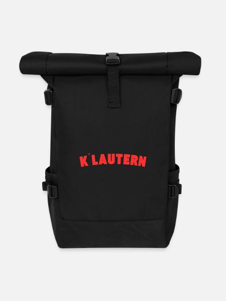 Kaiserslautern - Rolltop Rucksack - Schwarz