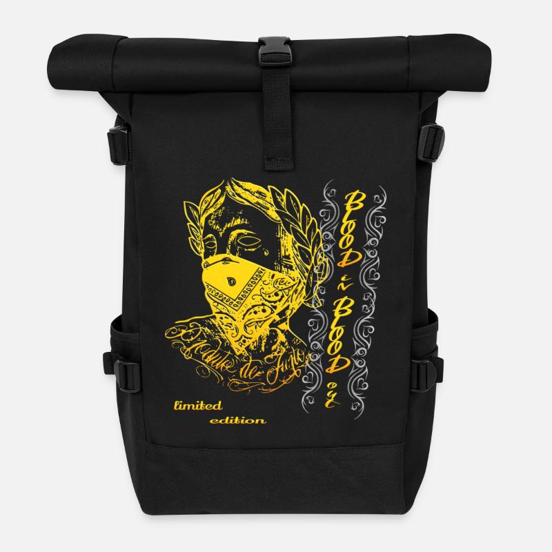 Gangster Jesus Limited Edition - Rolltop Rucksack - Schwarz