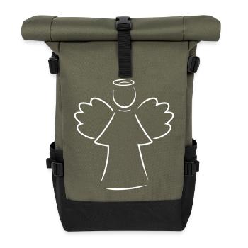 Angel - Roll Top Backpack - olive/black - Front