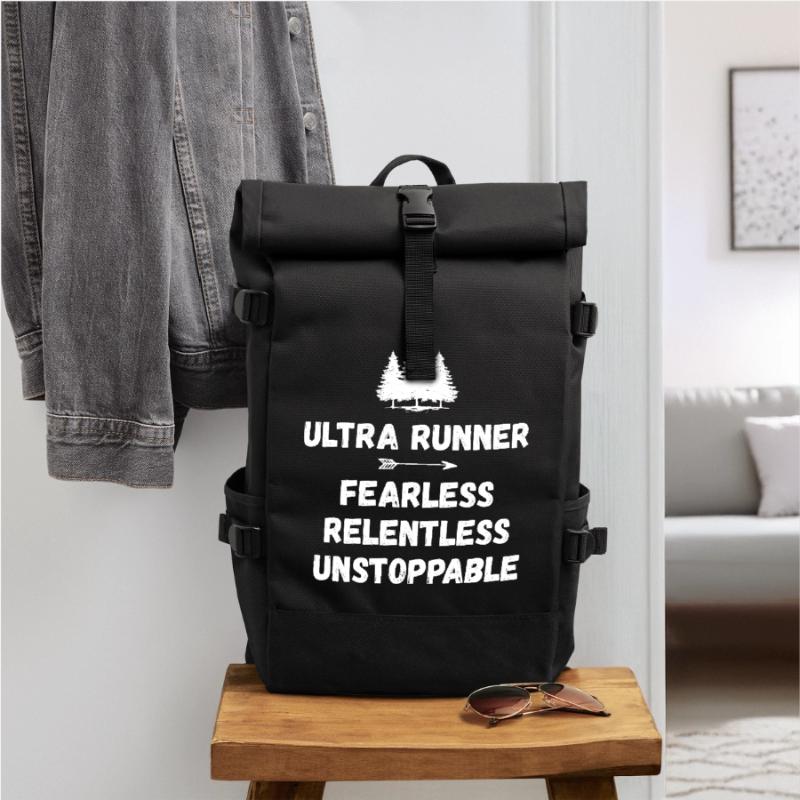 Ultra Runner - Intrépide. Implacable. Imparable. Sac à dos roll top