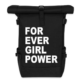 Le pouvoir des filles pour toujours - Sac à dos roll top - noir - Devant