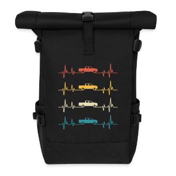 Pick-up Retro-Heartbeat-Geländewagen - Rolltop Rucksack - Schwarz - Vorne