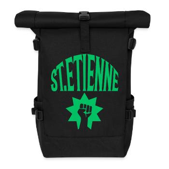 Saint-Étienne - Sac à dos roll top - noir - Devant