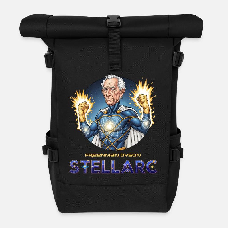 Stellarc Kosmischer Held - Rolltop Rucksack - Schwarz