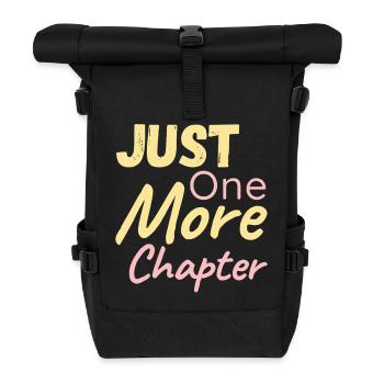 Just One More Chapter - Rolltop Rucksack - Schwarz - Vorne