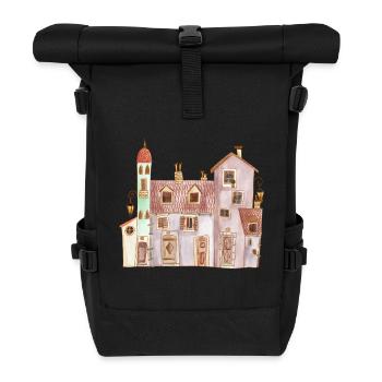 House - Roll Top Backpack - black - Front