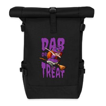 Dabbing Hexe Hip Hopperin - Rolltop Rucksack - Schwarz - Vorne