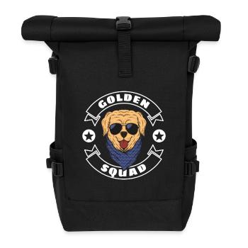 Golden Retriever Squad - Roll Top Backpack - black - Front