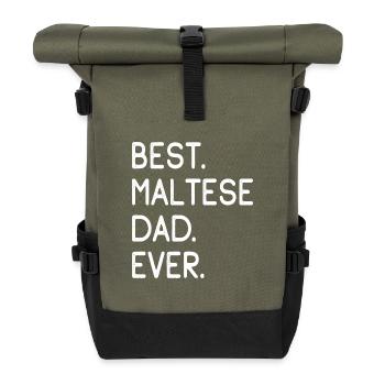 Malteser Maltese - Rolltop Rucksack - Olive/Schwarz - Vorne