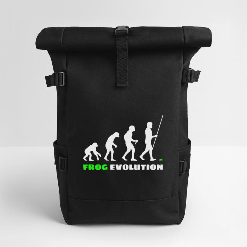 Frog Evolution Roll Top Backpack